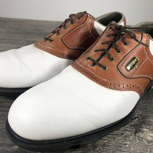 Footjoy Mens Saddle Dryjoys Aqua Flex Golf Shoes